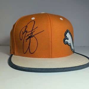 Rickie Fowler Signed PUMA Golf Hat Cobra Snap Back One Size Orange, Cream Rare